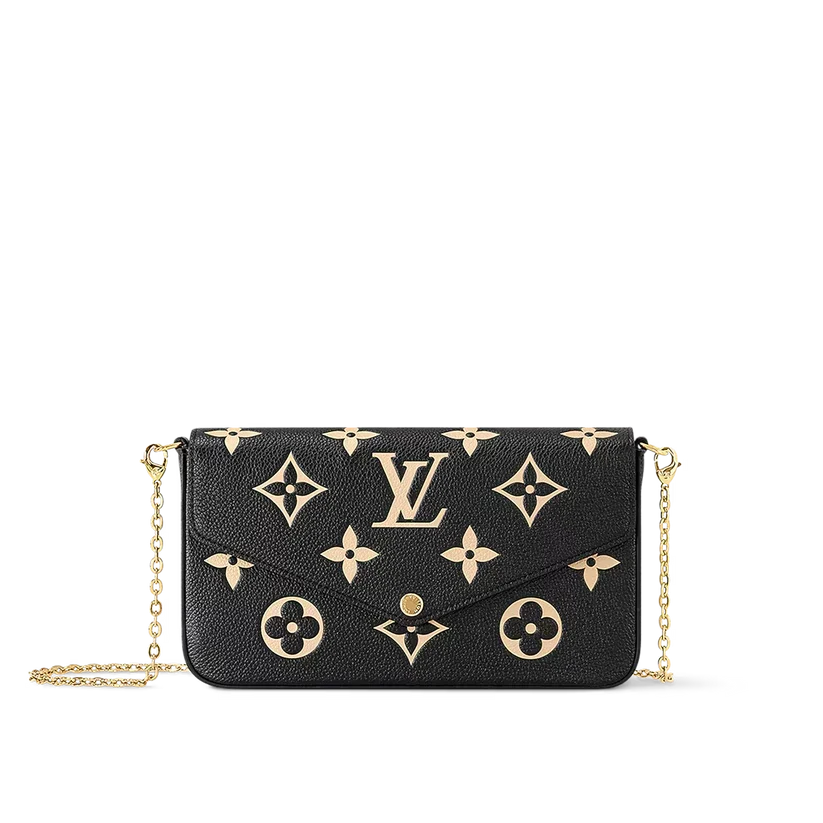 Felicie Pouch Black Beige