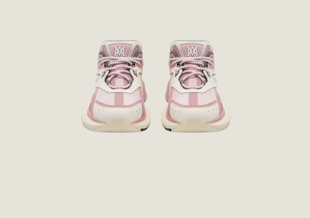 MA Runner Pink Low Top Sneakers Pink White Cream
