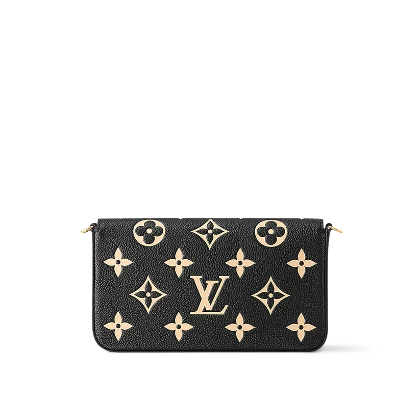 Felicie Pouch Black Beige