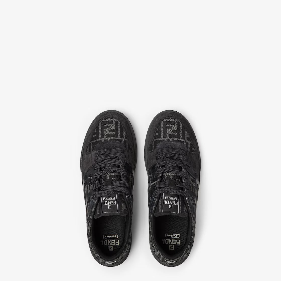 Match FF Low Top Sneakers – Triple Black