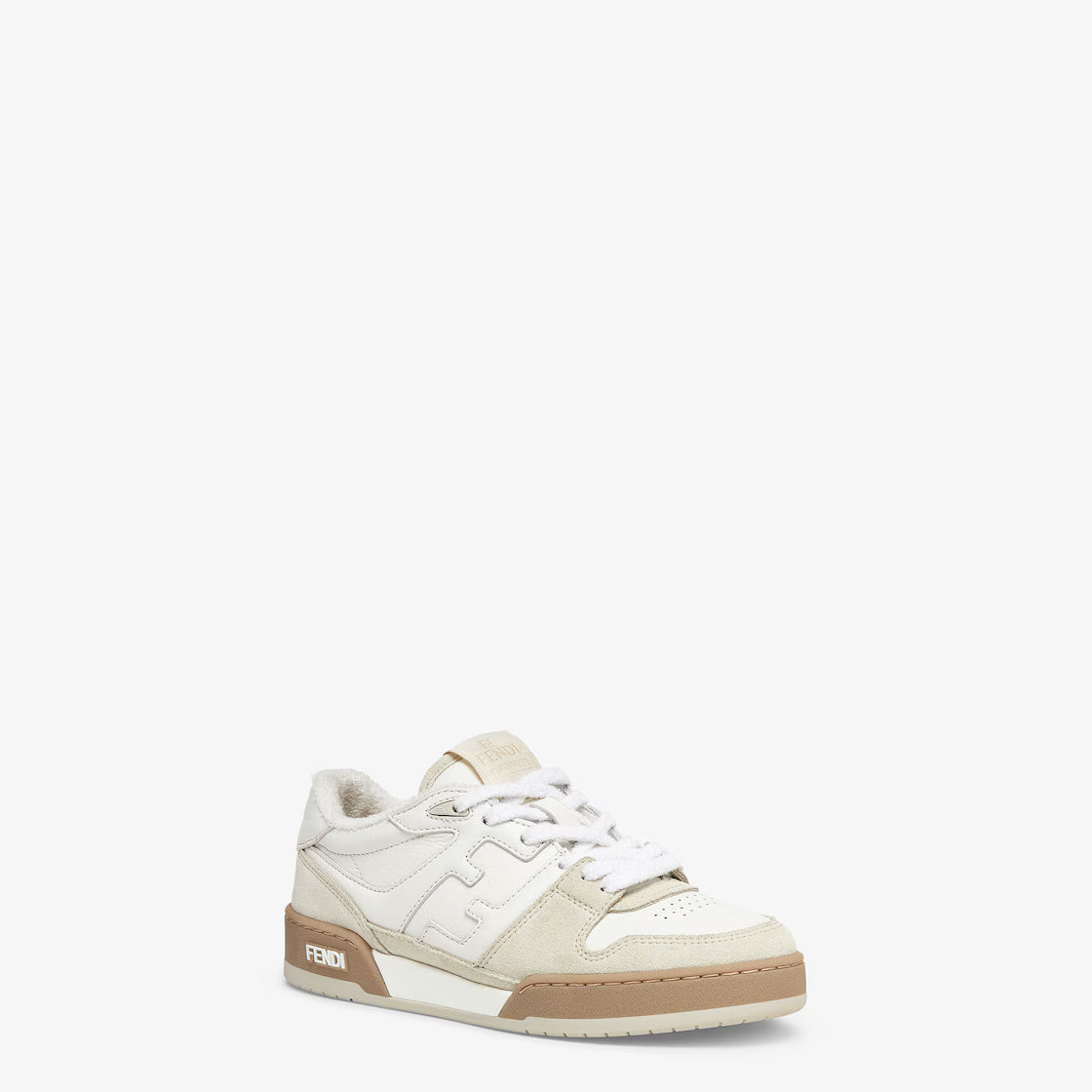 Match Low Top Sneakers – Cream & Beige