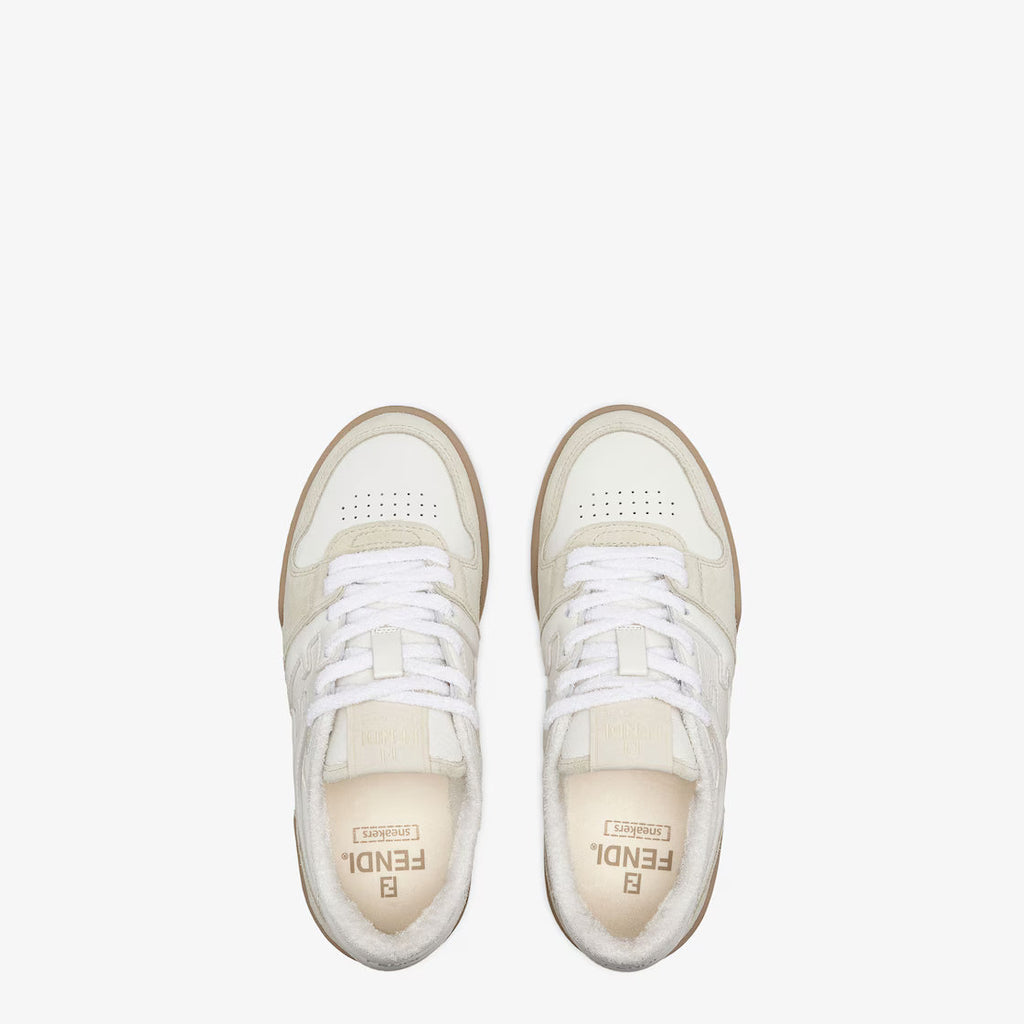 Match Low Top Sneakers – Cream & Beige