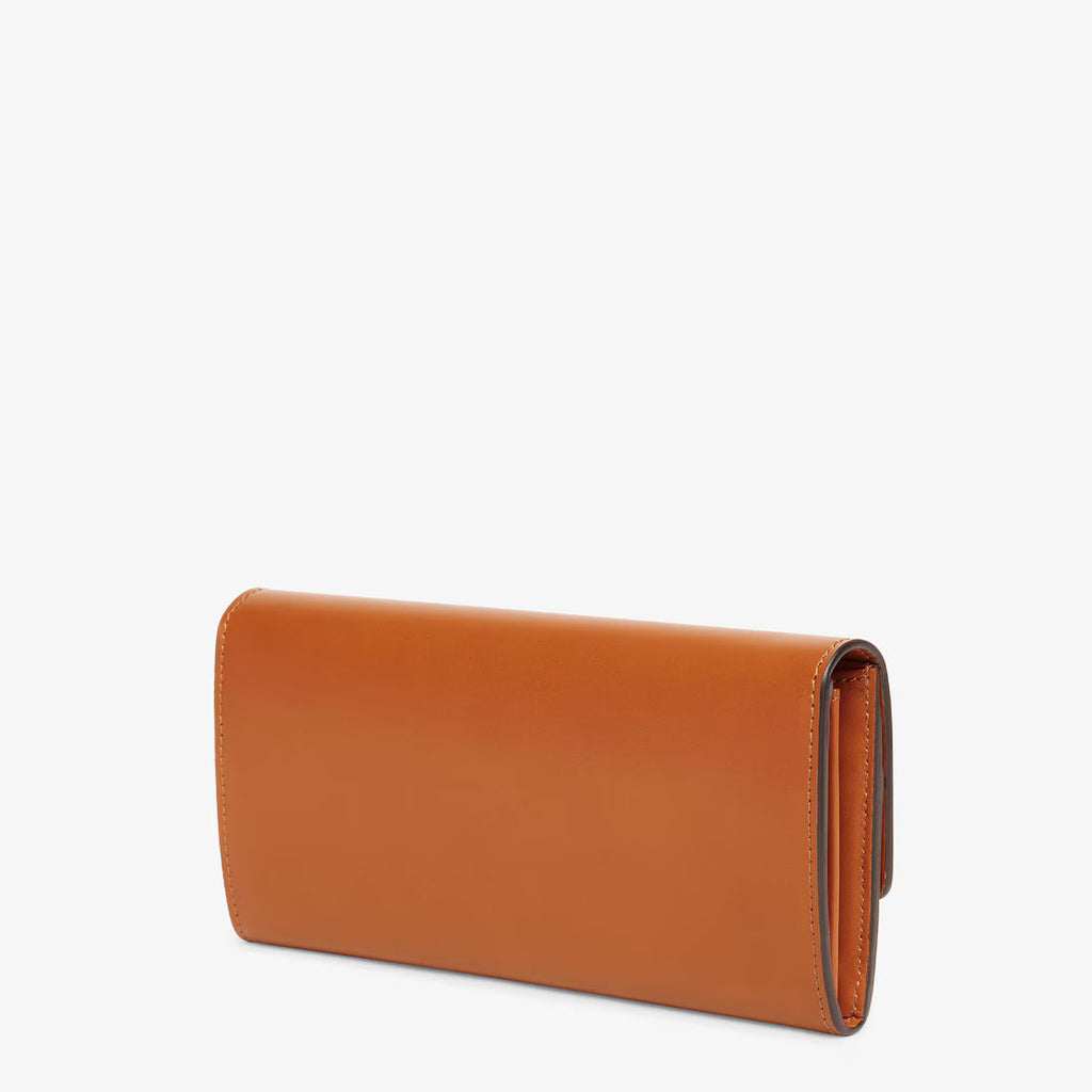 Roma Continental Leather Wallet – Brown