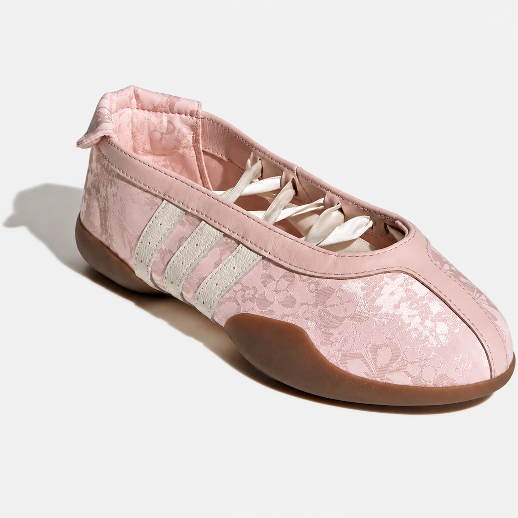 Taekwondo Mei Ballet soft pink floral-patterned