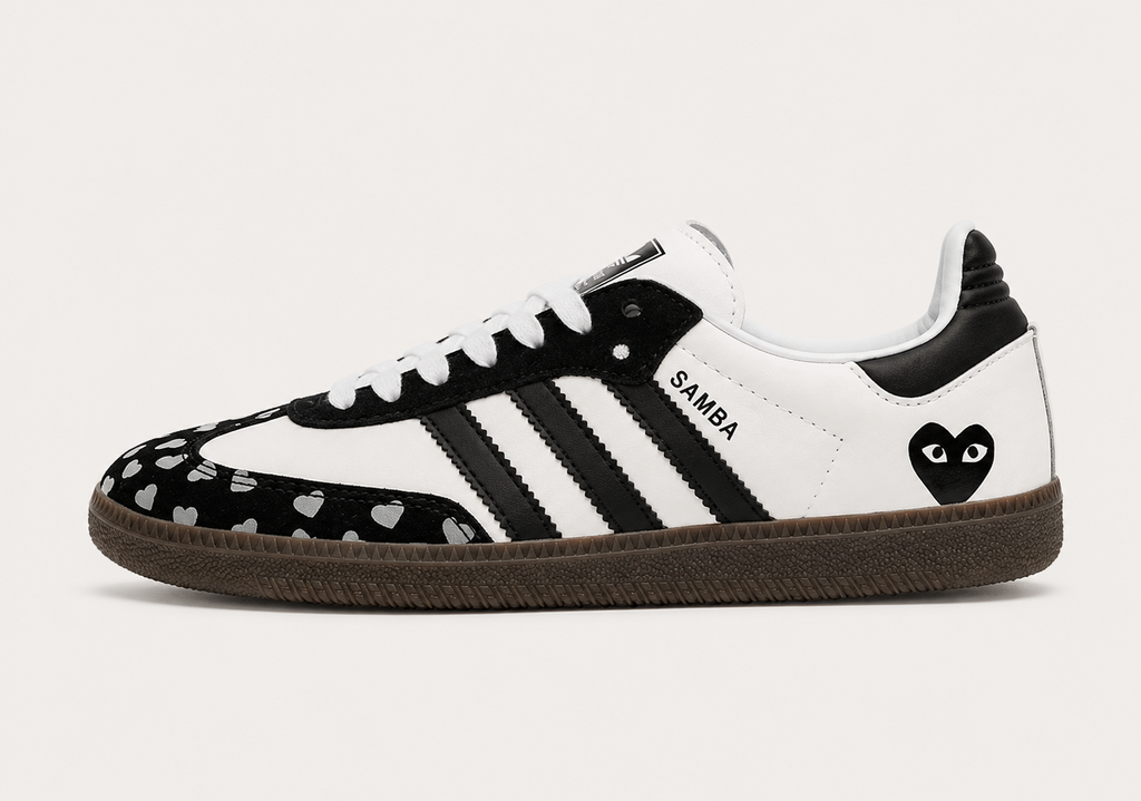 Samba X Cdg White/Black