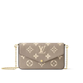 Felicie Pouch Monogram Cream