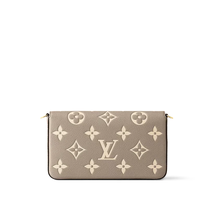 Felicie Pouch Monogram Cream