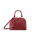 Alma BB Red Monogram Print