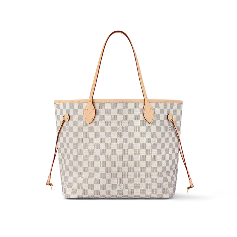 Never Full MM Damier Azur Canva