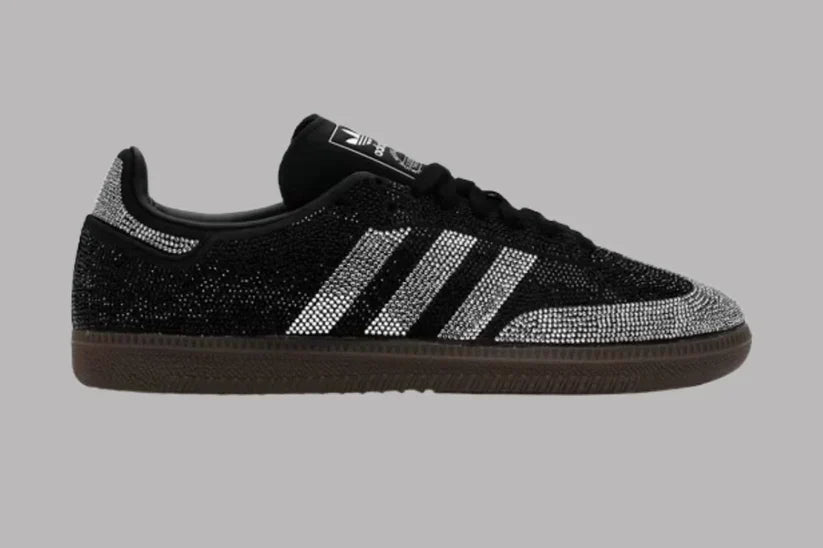 SAMBA OG STRASS BLACK SILVER