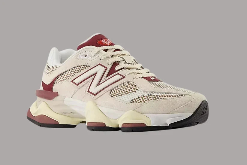 NB 9060 Linen With Monarch Burgundy
