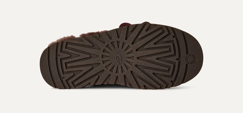 Disquette Heritage Platform Slippers – Dark Brown