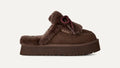 Disquette Heritage Platform Slippers – Dark Brown